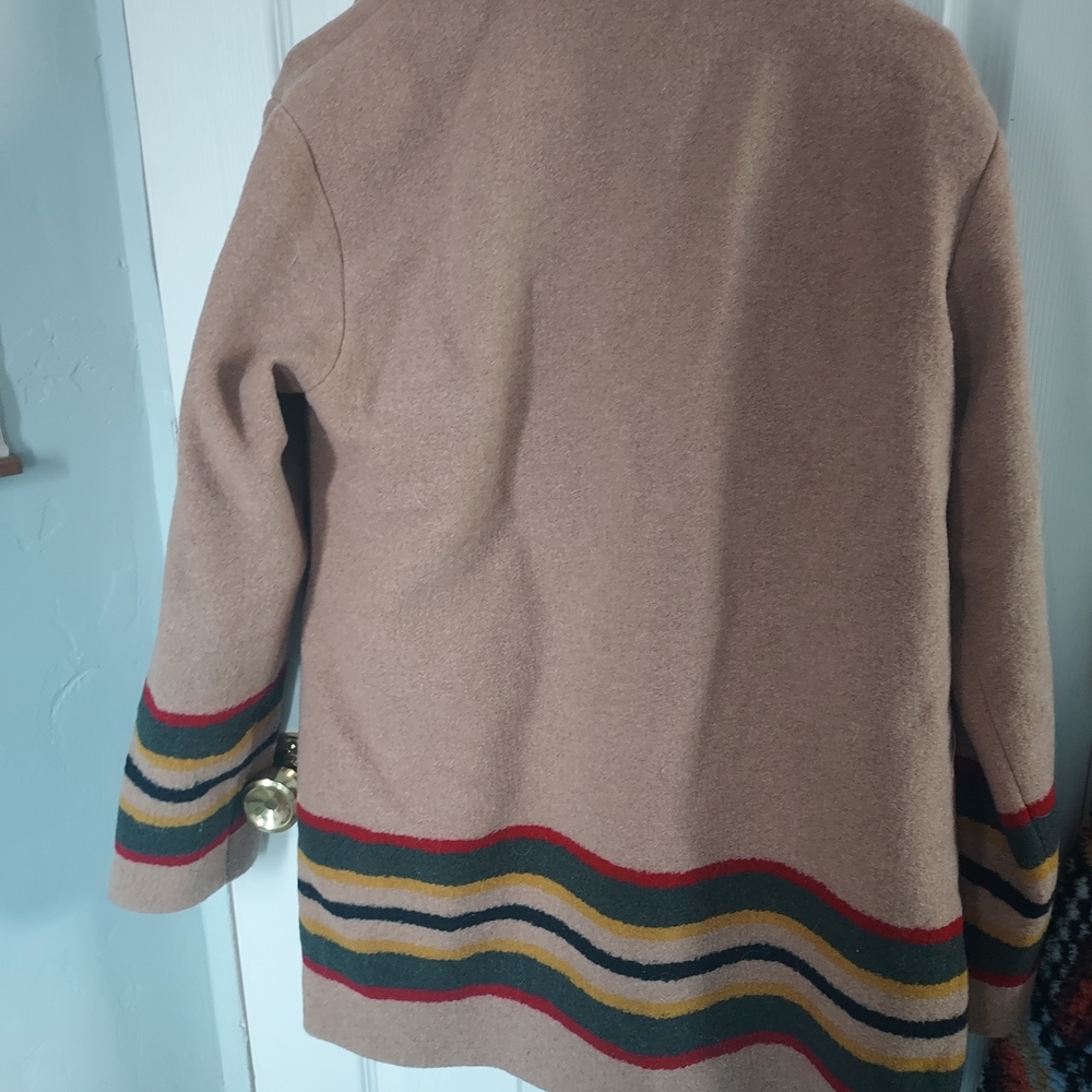 Pendleton Women's Tan Wool Jacket with Multicolor… - image 2